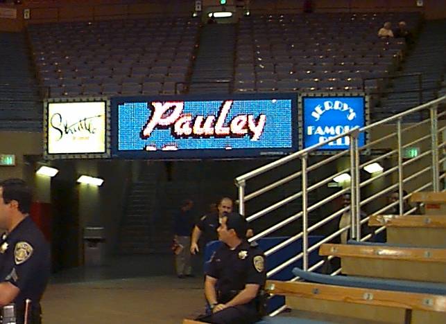 Pauley Pavillion Sign