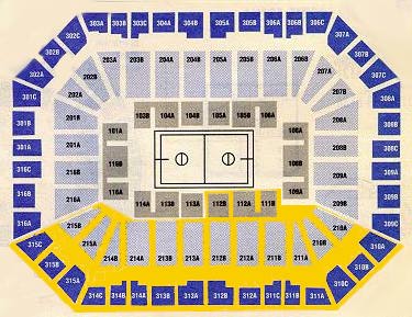 Pauley Pavillion map